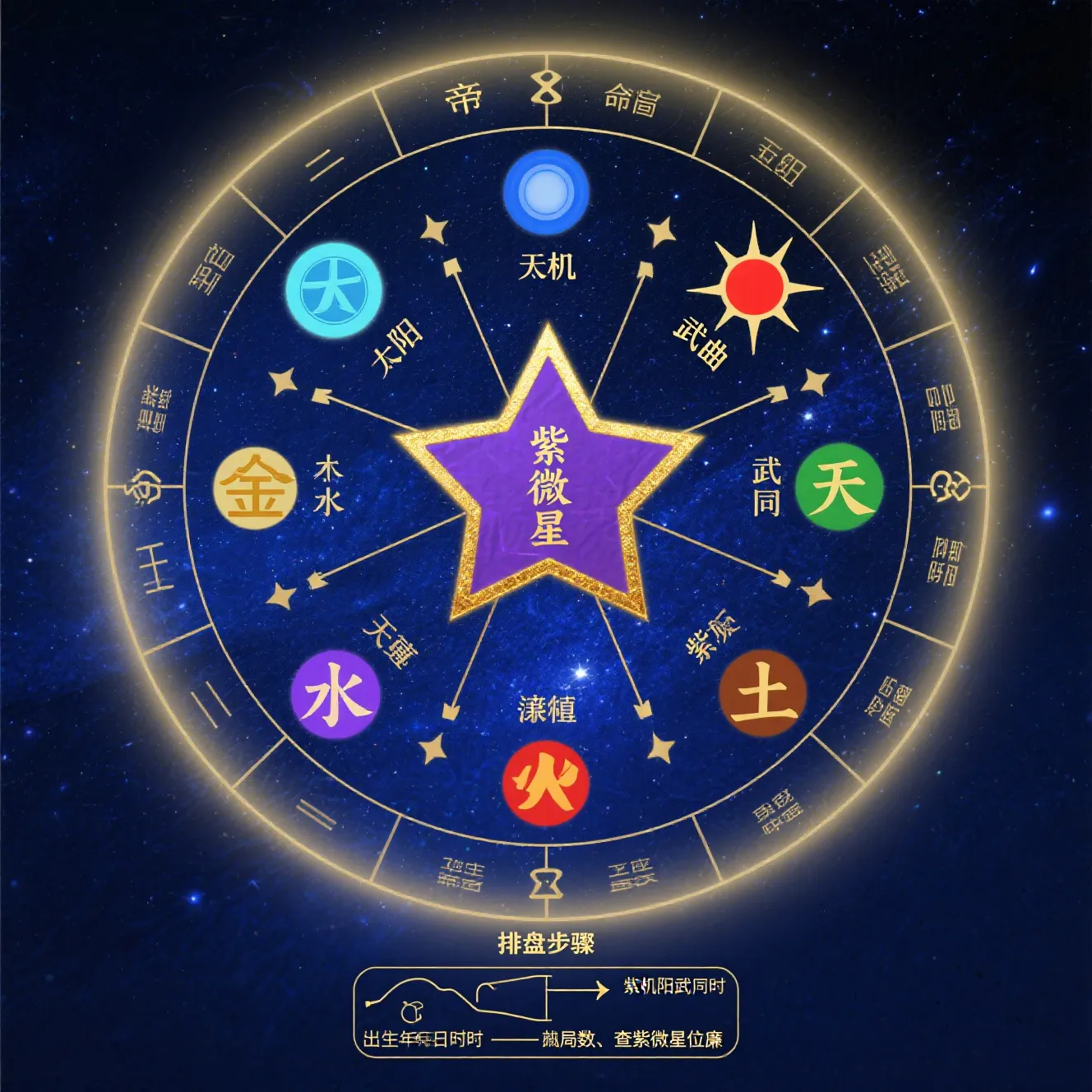 探秘紫微星系推演，解鎖命運密碼。 - 風水堪輿-風水堪輿